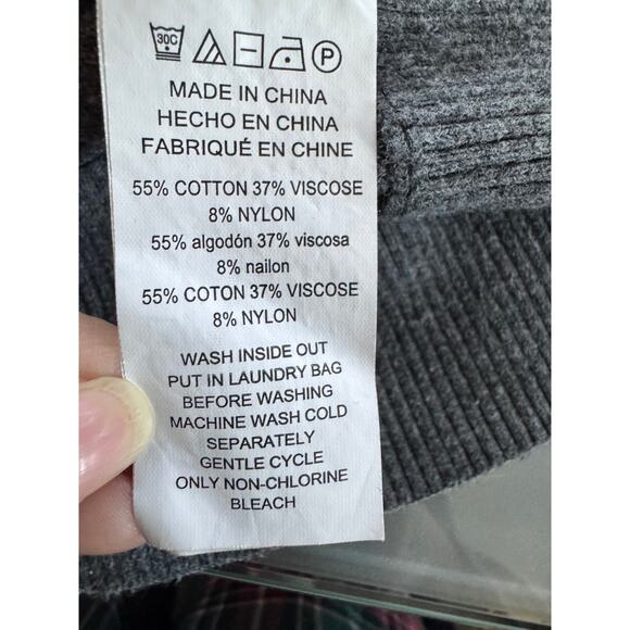 Michael Kors Cowl Neck Sweater – Size XL – Charcoal Gray - Picture 12 of 12